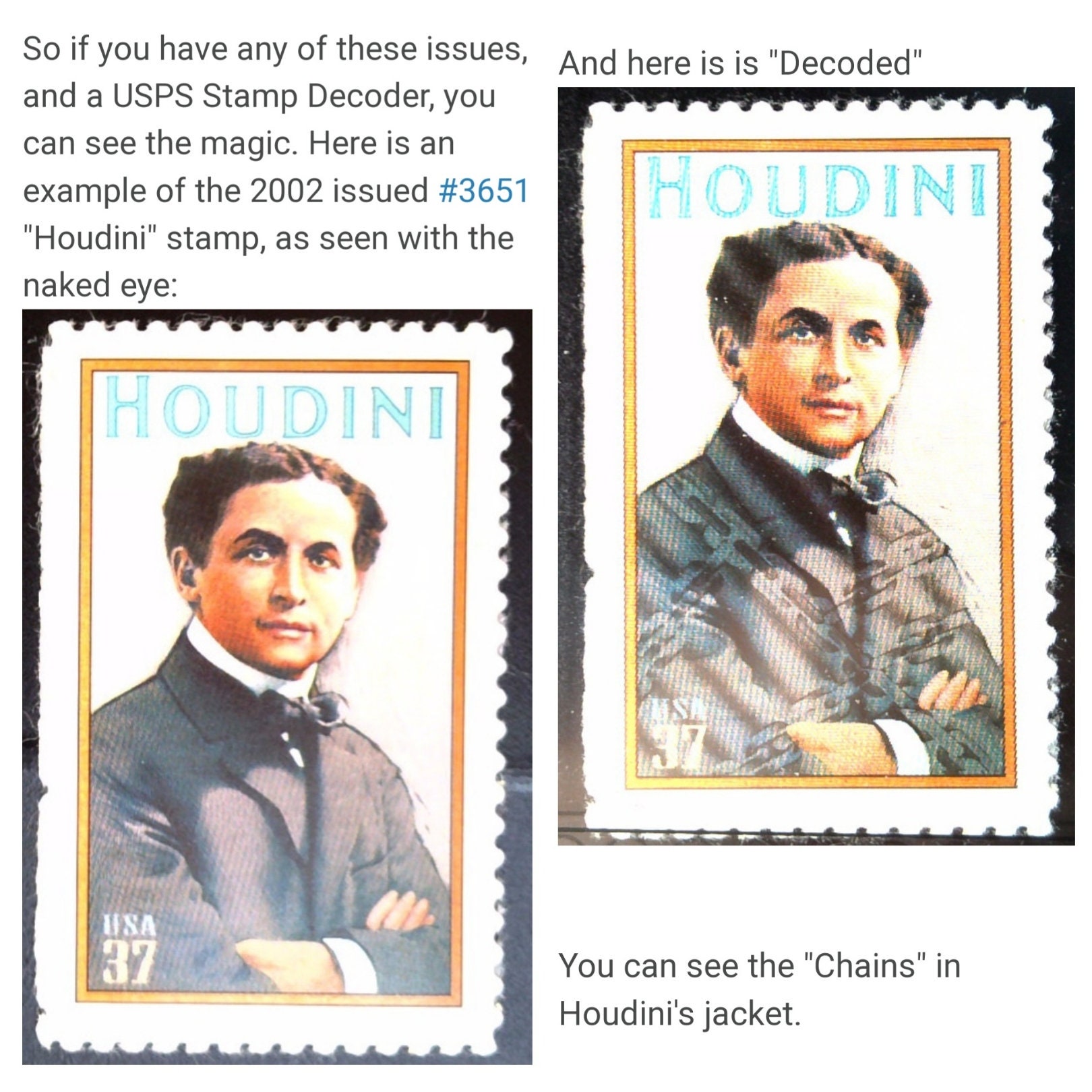 USPS Stamp Decoder Stamp Decoder RARE Vintage Stamps Etsy