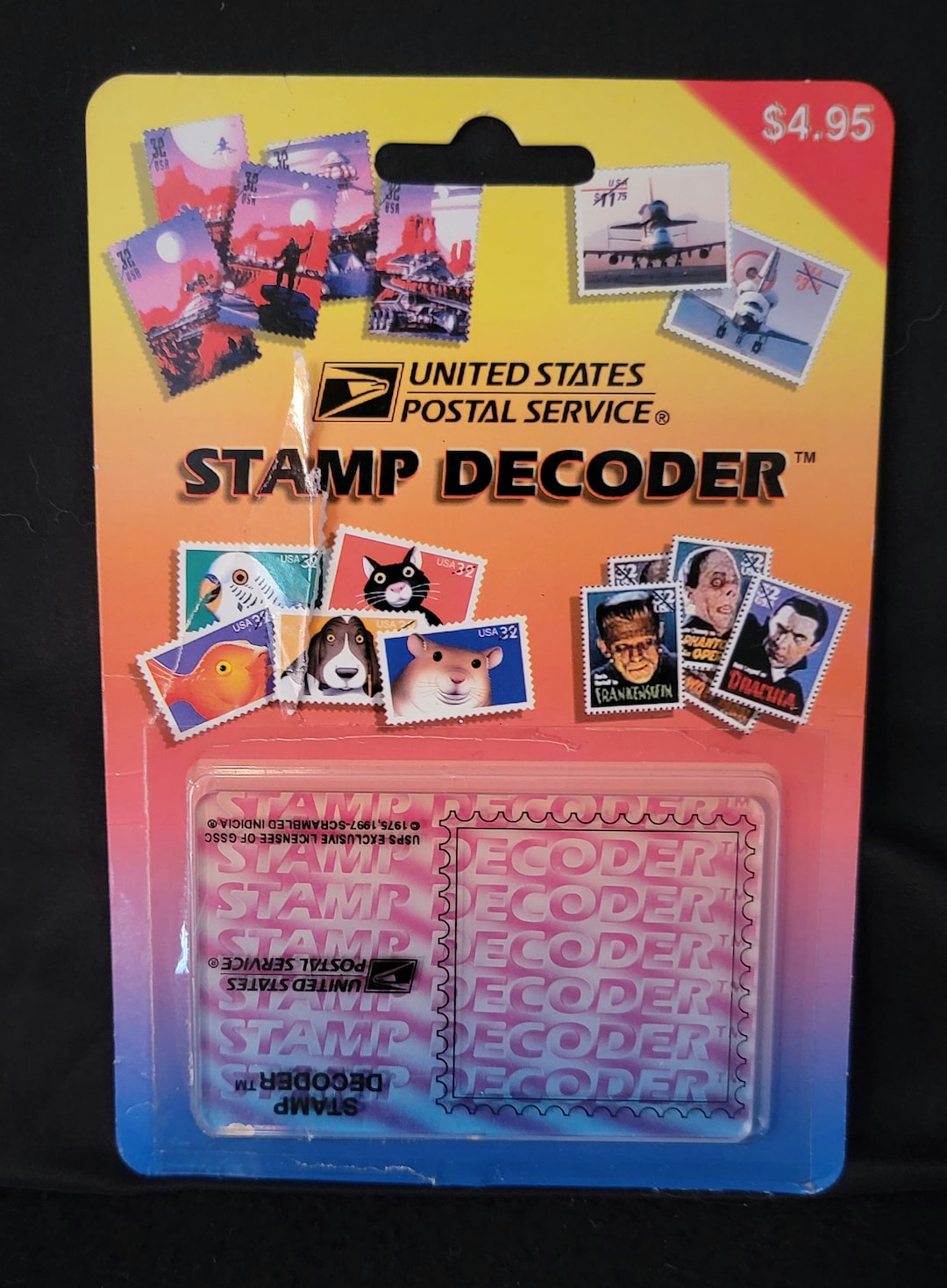 USPS Stamp Decoder Stamp Decoder RARE Vintage Stamps Etsy