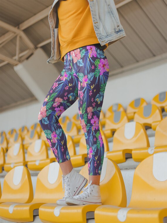 floral leggings