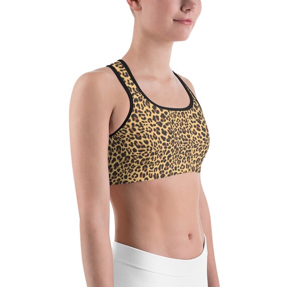cheetah sports bra