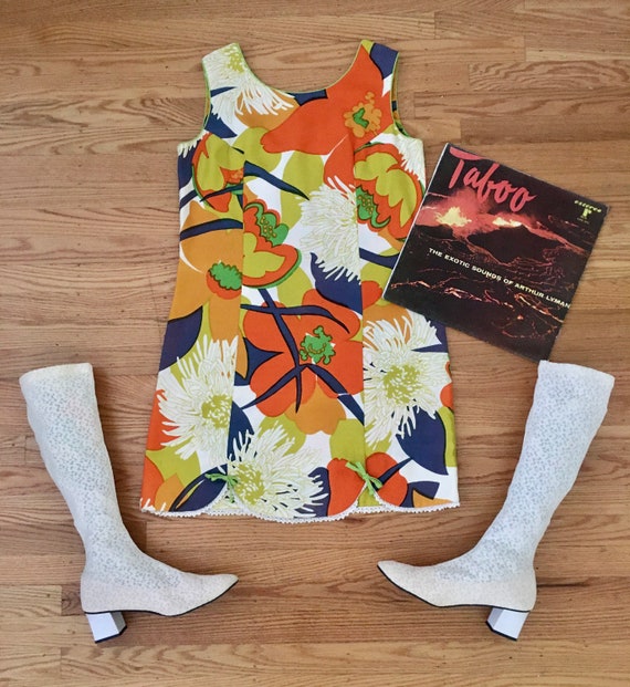 60’s Tiki Gogo Mini Dress