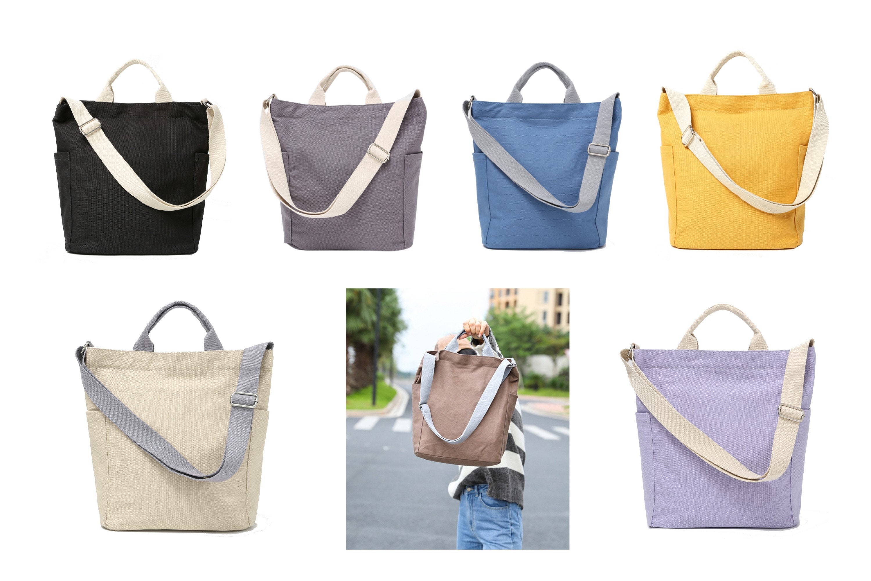 Crossbody Tote Bag - Etsy