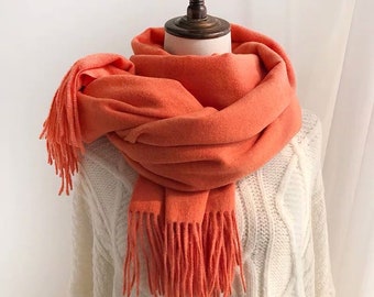 Jeelow Winter Blanket Scarf Wrap Super Soft Cashmere Feel Oversized Shawl For Men & Women