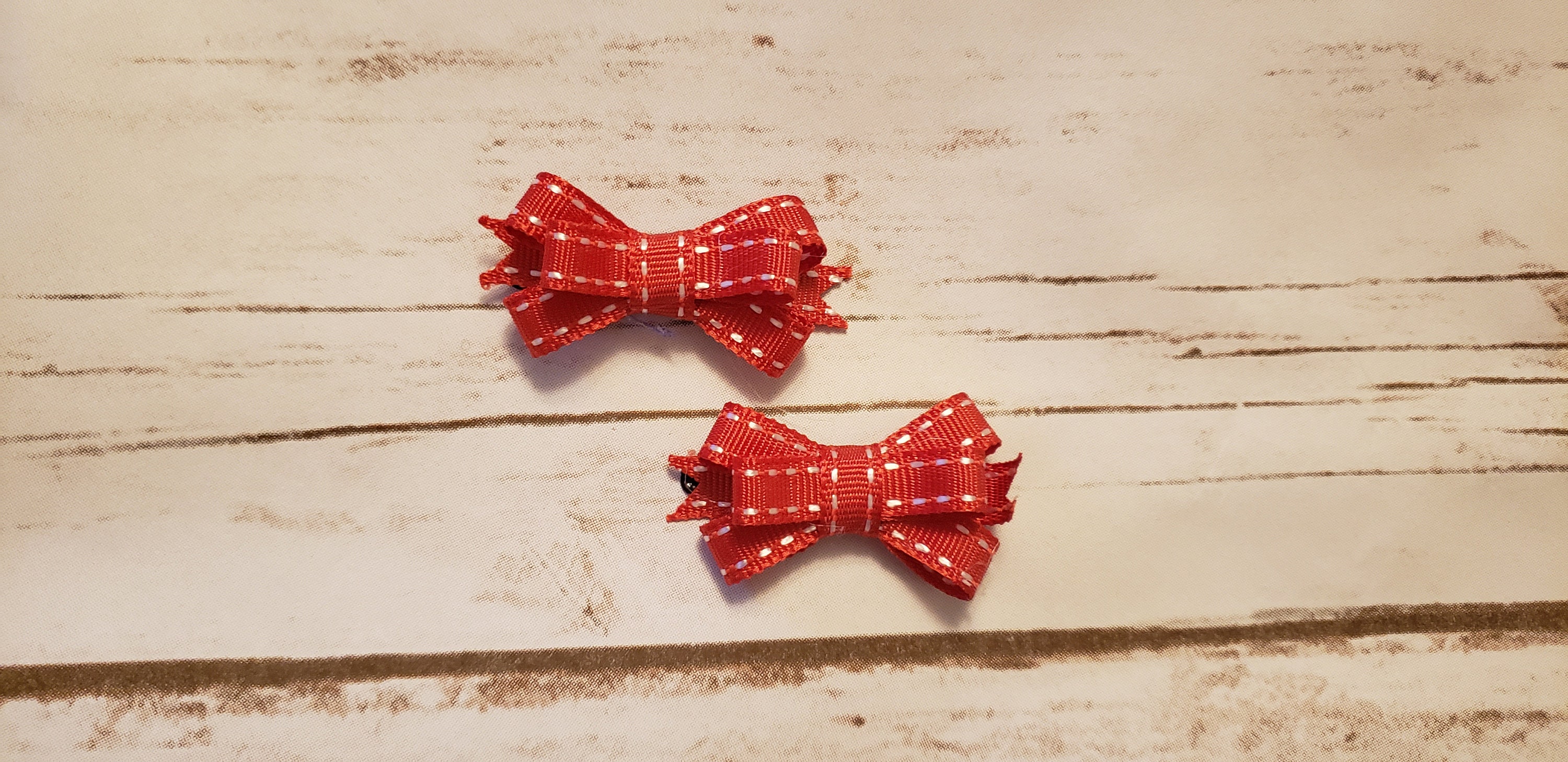 Red hair clips snap clips hair clippies baby clips adult Etsy