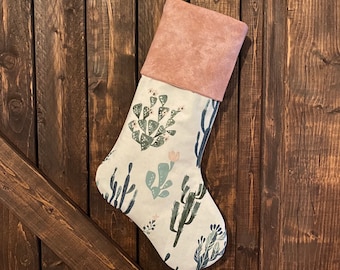 Cactus Christmas Stocking