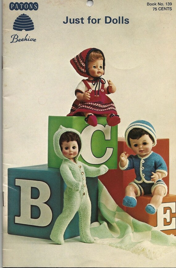 barbie doll knitting pattern books