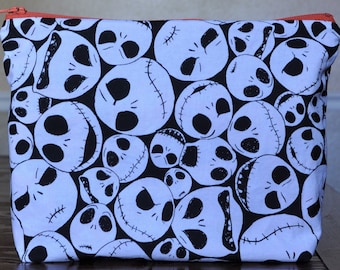 Jack Skellington with Jack 'O Lanterns bag - OOAK