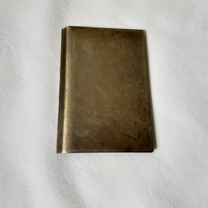 Vintage silver plated Doscow money clip