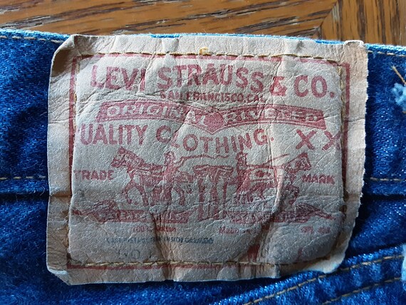 Vintage Levi 501 jeans cutoffs - image 3