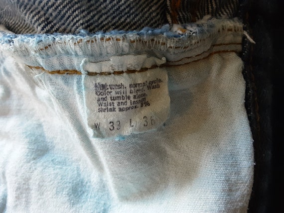 Vintage Levi 501 jeans cutoffs - image 9