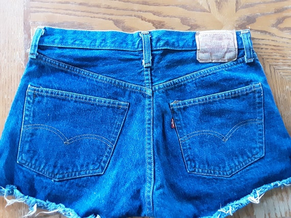 Vintage Levi 501 jeans cutoffs - image 2