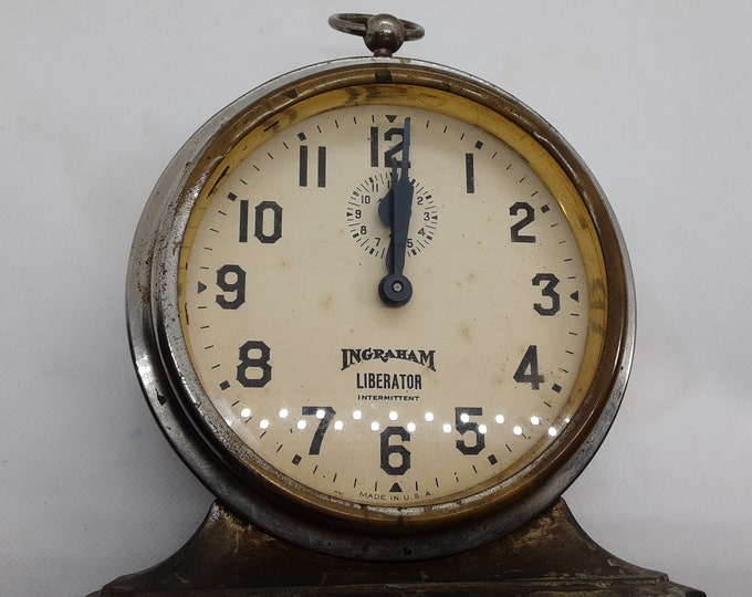 Vintage Ingraham Wind up Alarm Clock Etsy