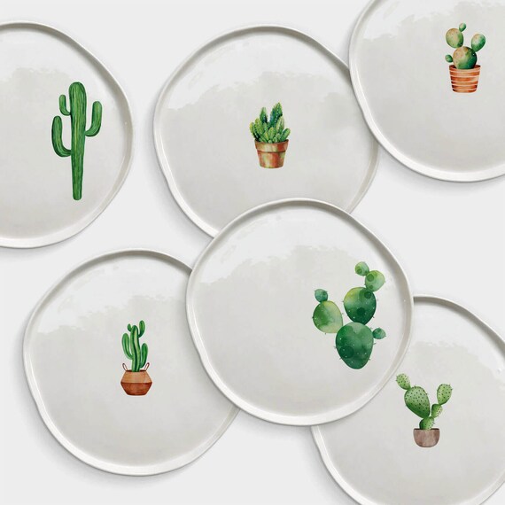 Handmade Ceramic Plate Pottery Plate Dining Serving Set Etsy