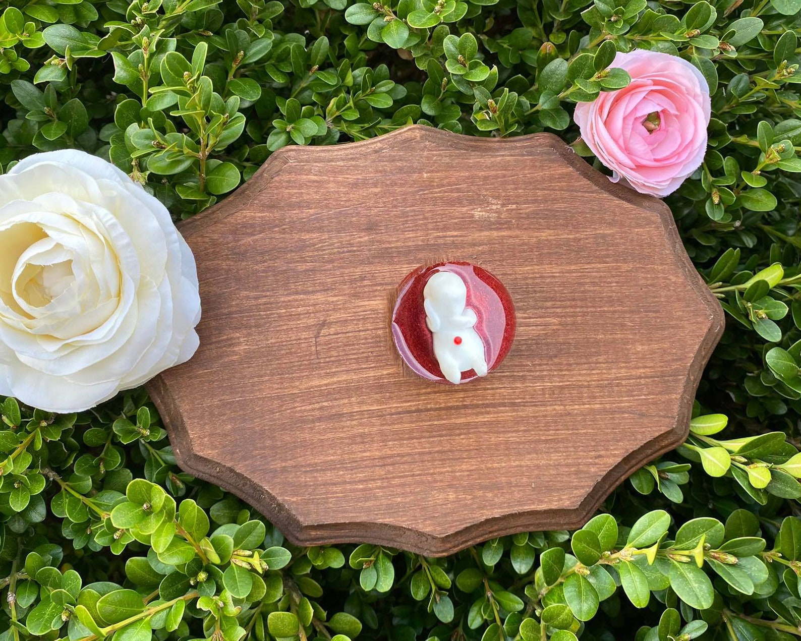 Miscarriage Memorial Round Statue January Birthstone Etsy