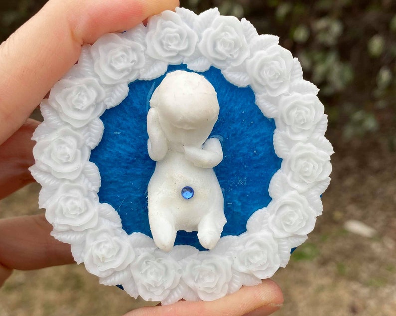 Miscarriage Memorial Floral Statue Rose Series December Etsy