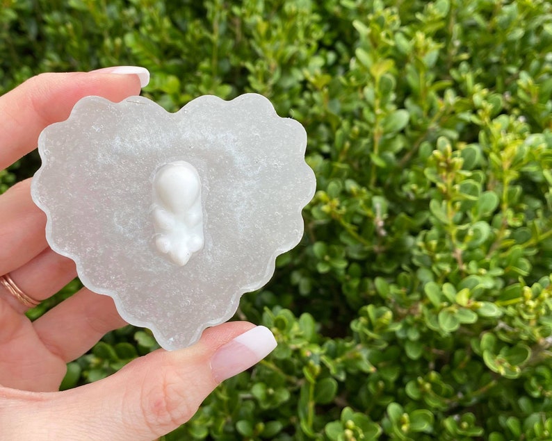 Miscarriage Memorial Bevel Heart Statue Matte White June Etsy