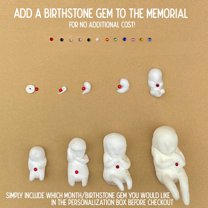 Miscarriage Memorial Statue Weeks 412 Gestation Infant Etsy