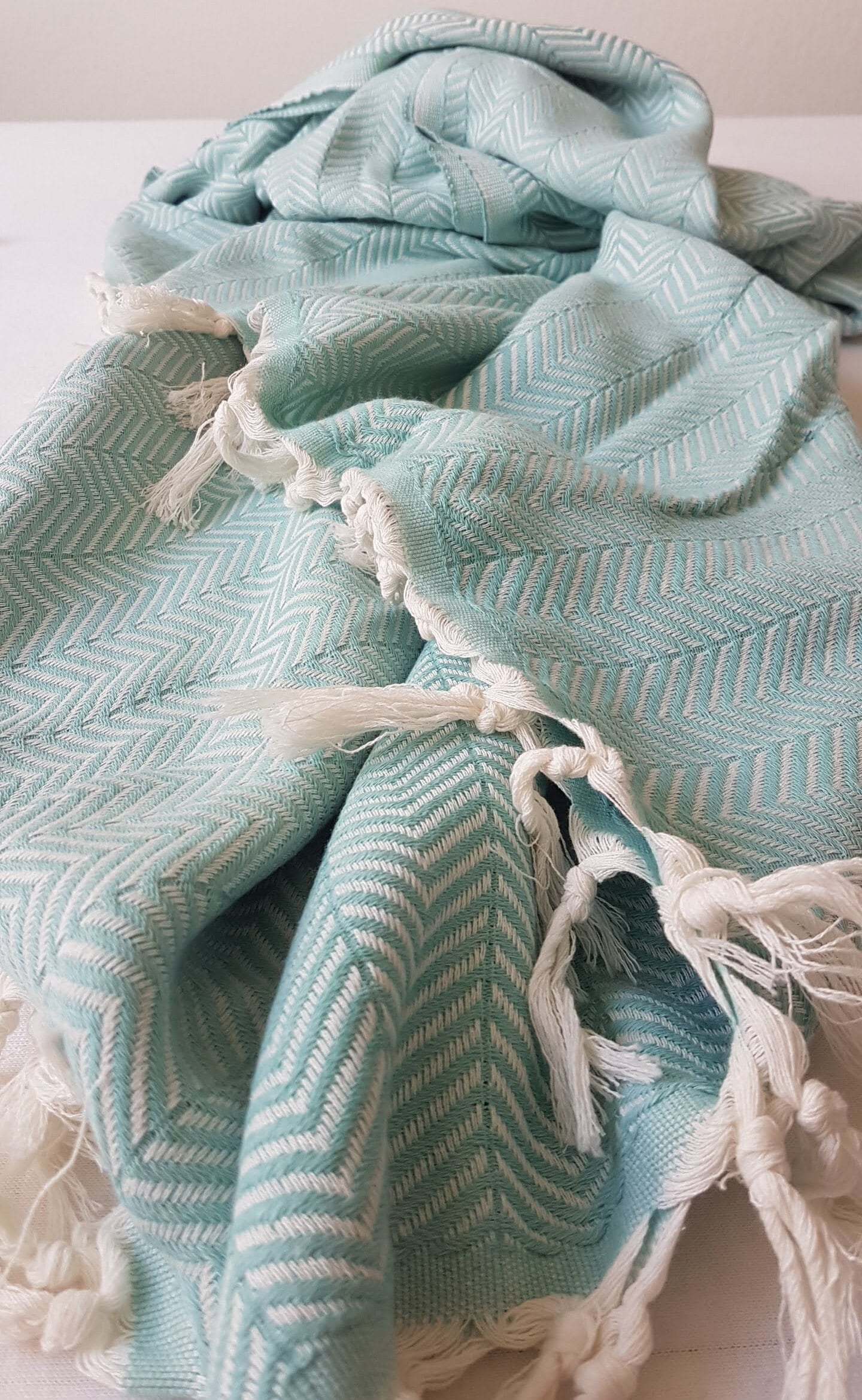 Hand Loomed Bedspread Bed Cover With Hand Twisted Tassels. Etsy