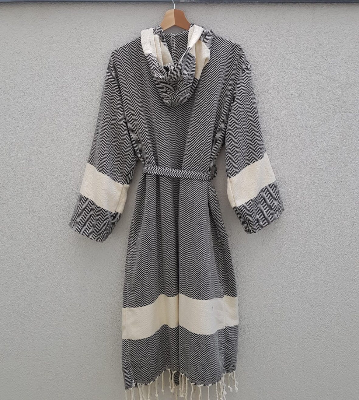 Chevron Bathrobe 100 Cotton House Robe Also as Kimono and Etsy Hong Kong