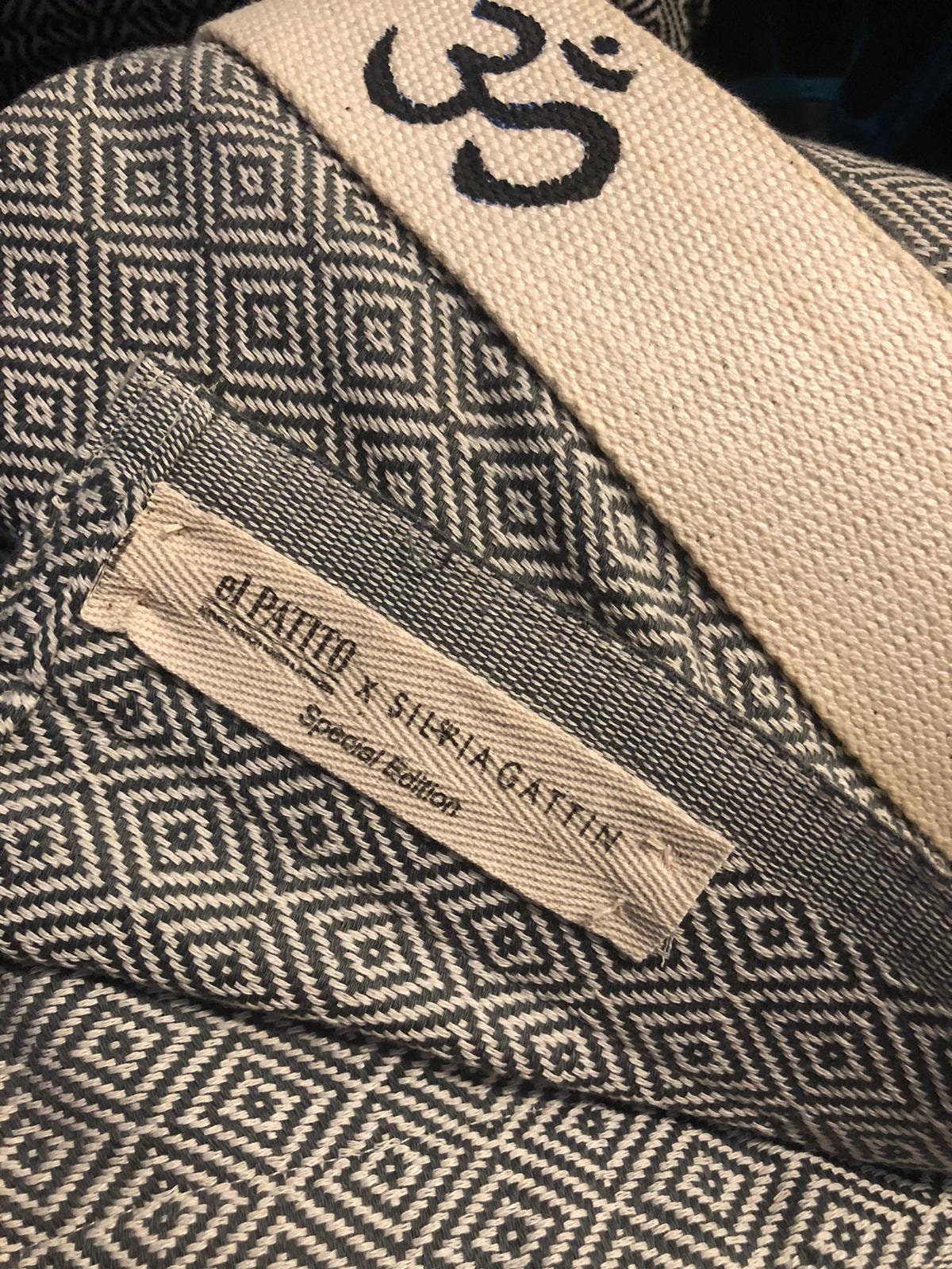 Savasana Blanket / Meditation Yoga Blanket. 100% Cotton Hand