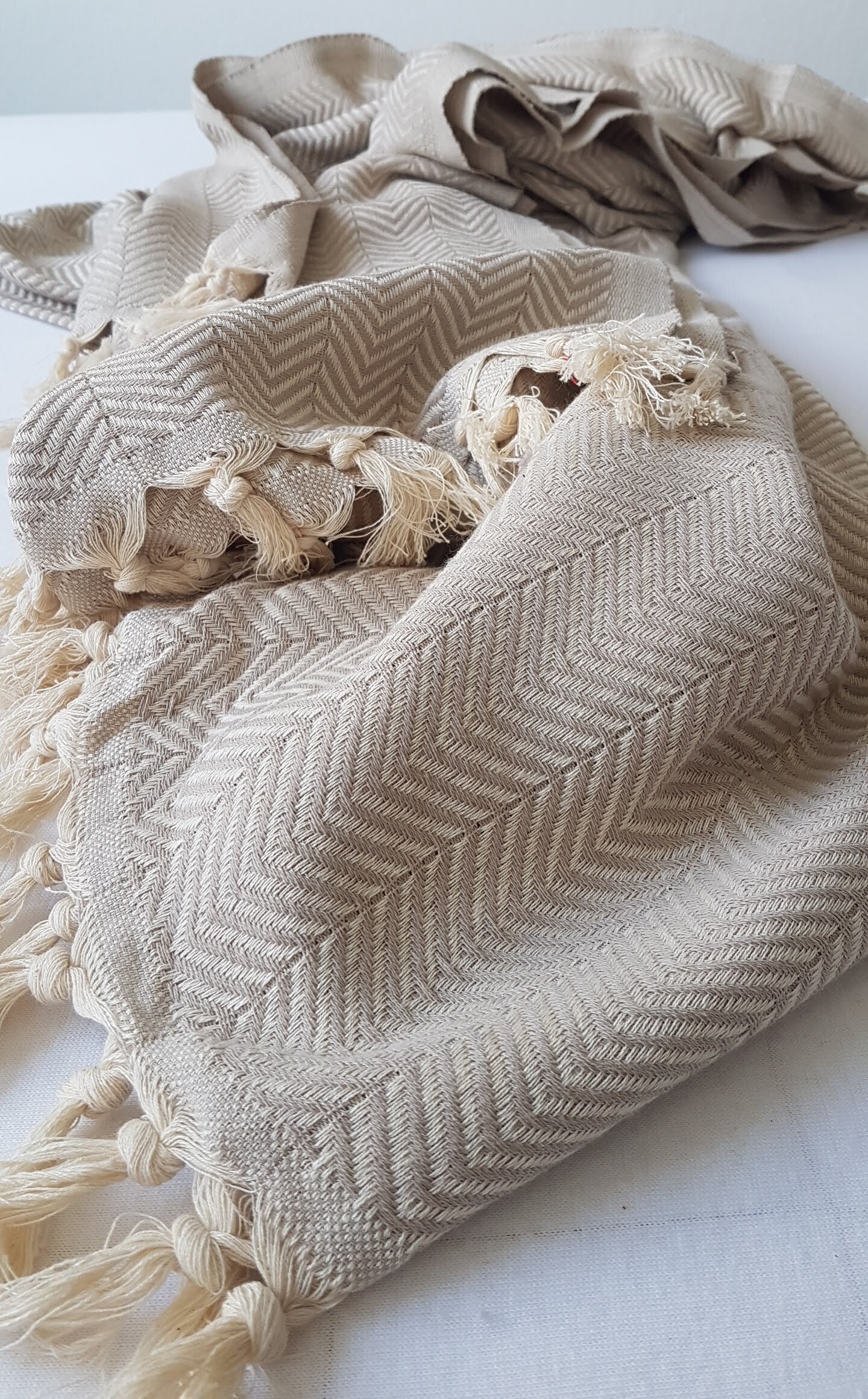 Hand Loomed Bedspread Bed Cover With Hand Twisted Tassels. Etsy