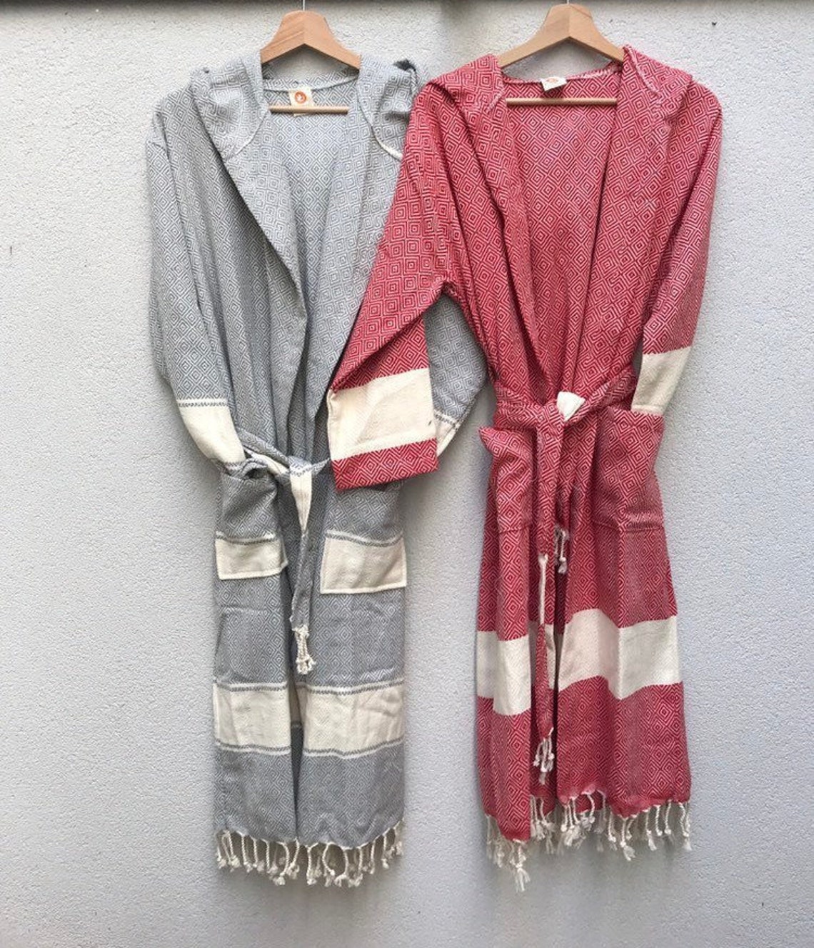 Couple Robe Sets Contemporary Series Turkish Bathrobes Etsy