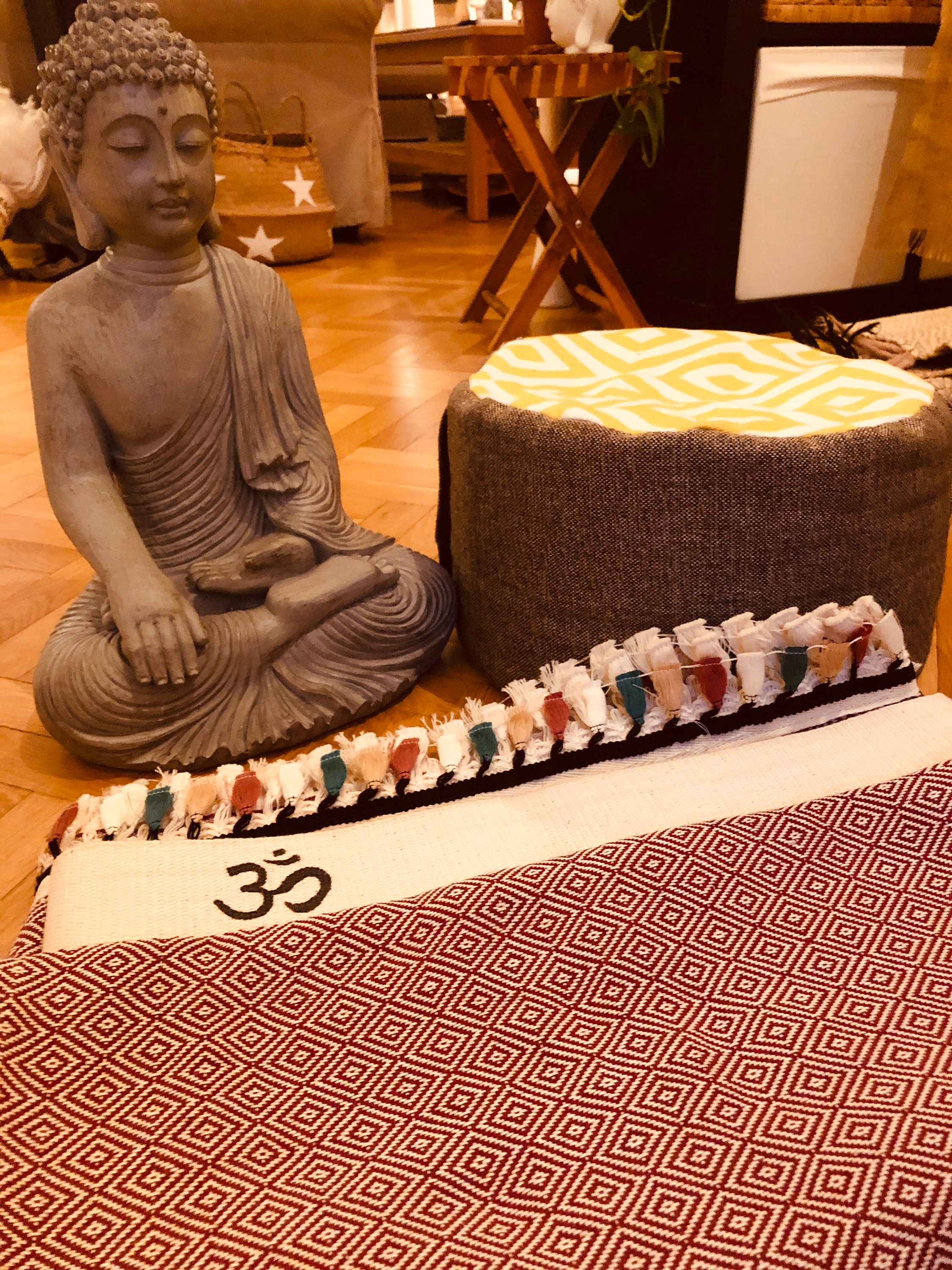 Savasana Blanket Meditation/Yoga Blanket Hand painted by a Etsy