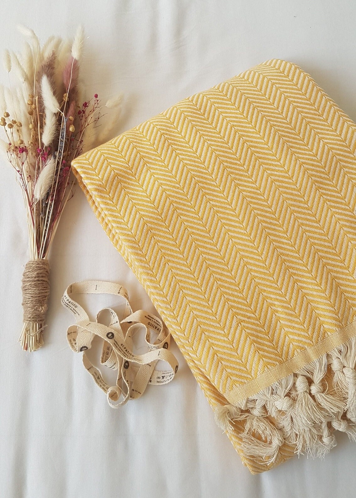 Hand Loomed Bedspread Bed Cover With Hand Twisted Tassels. Etsy