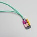 Block Colour Ceramic Air Drying Clay Necklace on Suede Cord Necklace Summer Abstract Bright Statement Piece