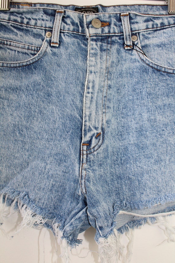 Upcycled Vintage Levi's Shorts, Jean, Light Wash … - image 4