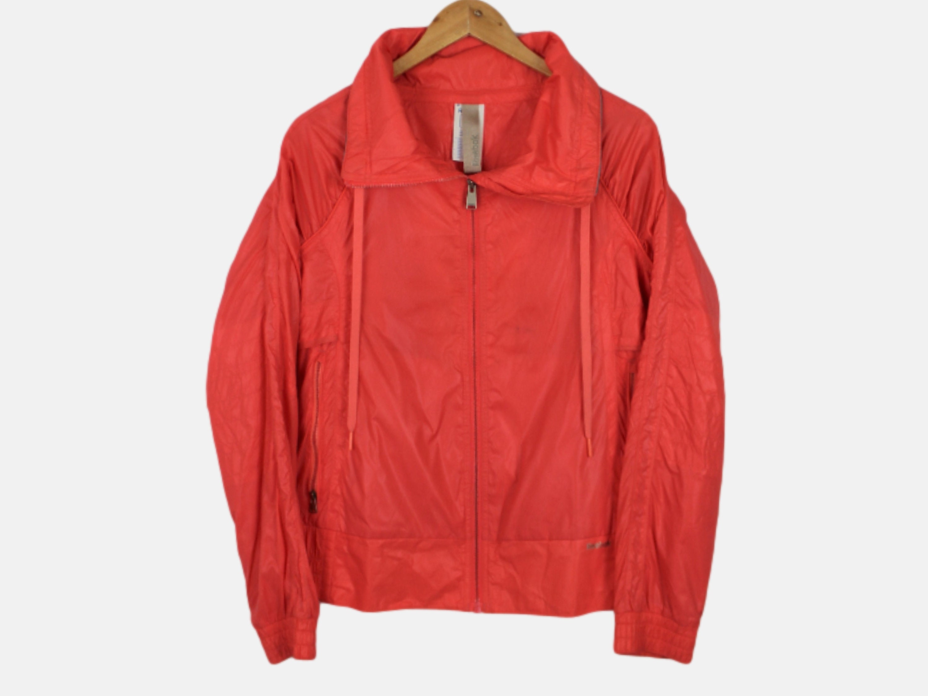 Reebok Windbreaker Orange Coral Track Jacket Vintage Jacket | Etsy