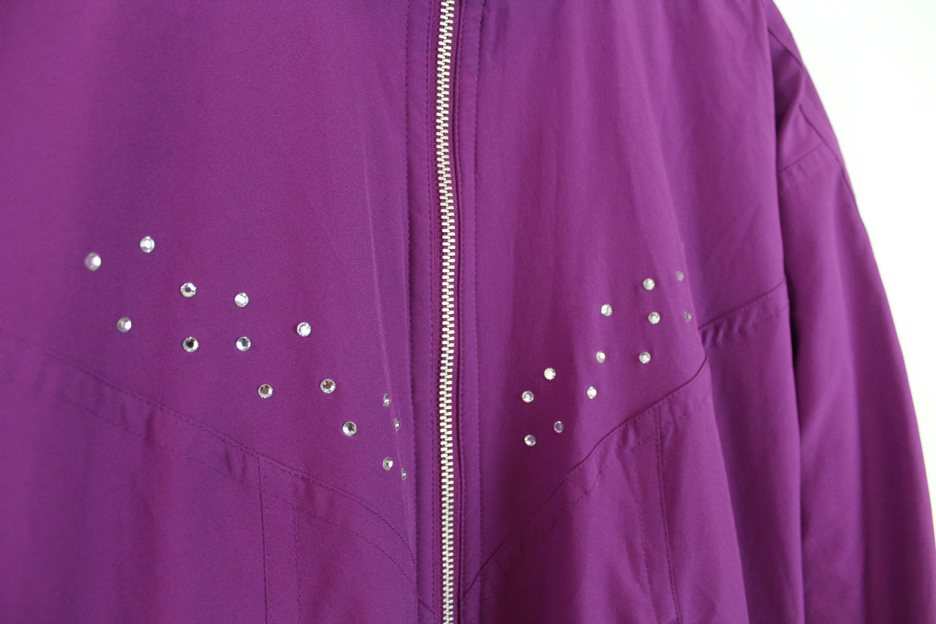 80s 90s Vintage Jumpsuit Jacket Track Lightweight Zip Up Etsy