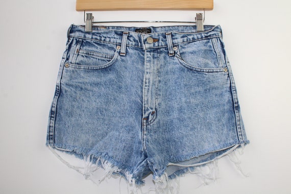 Upcycled Vintage Levi's Shorts, Jean, Light Wash … - image 1