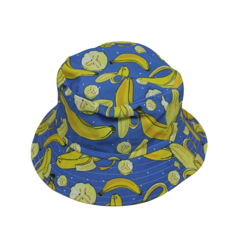 Bananas Bucket Hat Retro Hippie Gift Sun Hat Men Women Etsy
