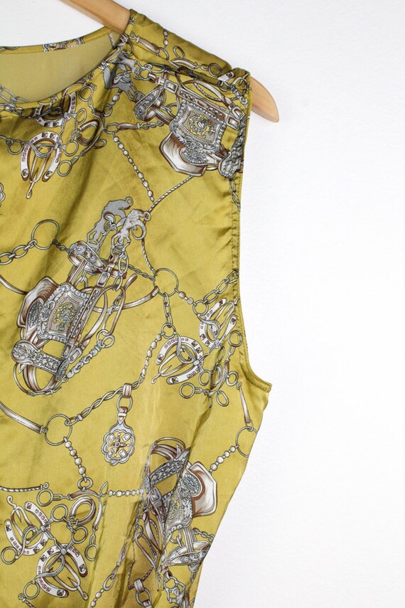 Reworked Mustard Yellow Vintage Cinched Blouse - image 3