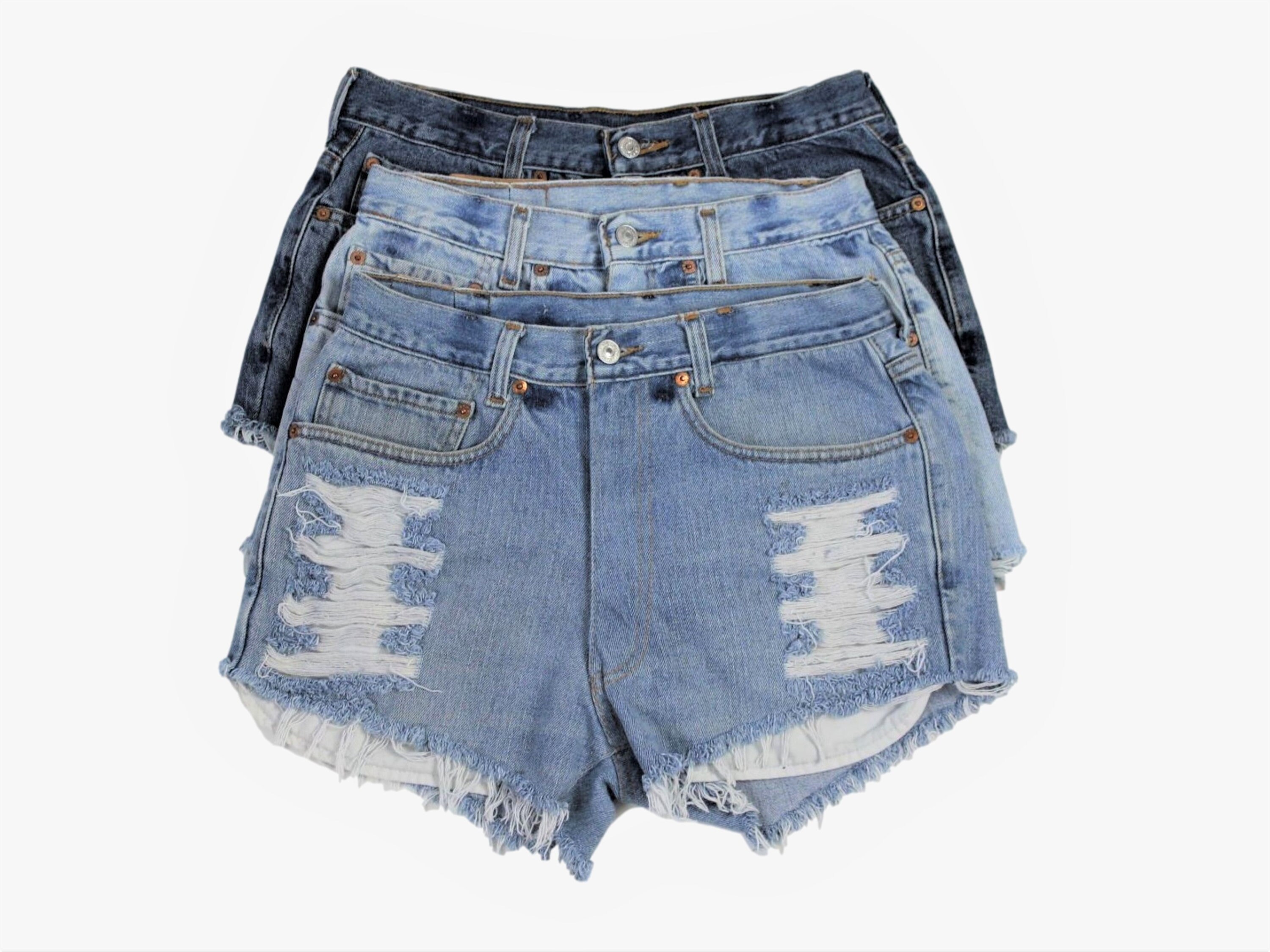 ripped levis shorts