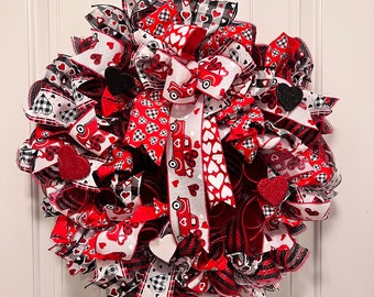 Loads of Love Deco Mesh Valentine’s Day Wreath