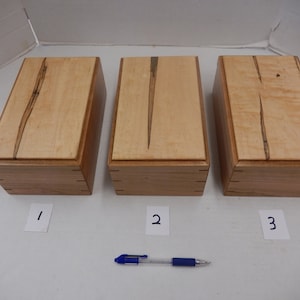 Aandenkendoosjes kersen- en ambrosia-esdoorn (#300- 1,2,3)