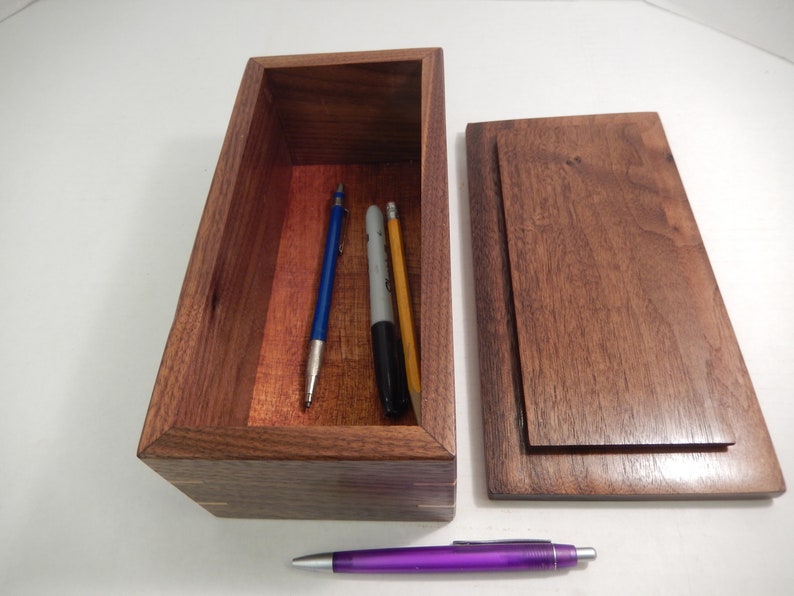 pencil box candle box Keepsake box odds and ends box