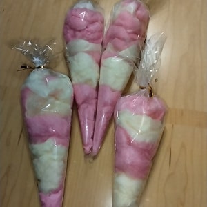 4 Cotton Candy Cone Bags