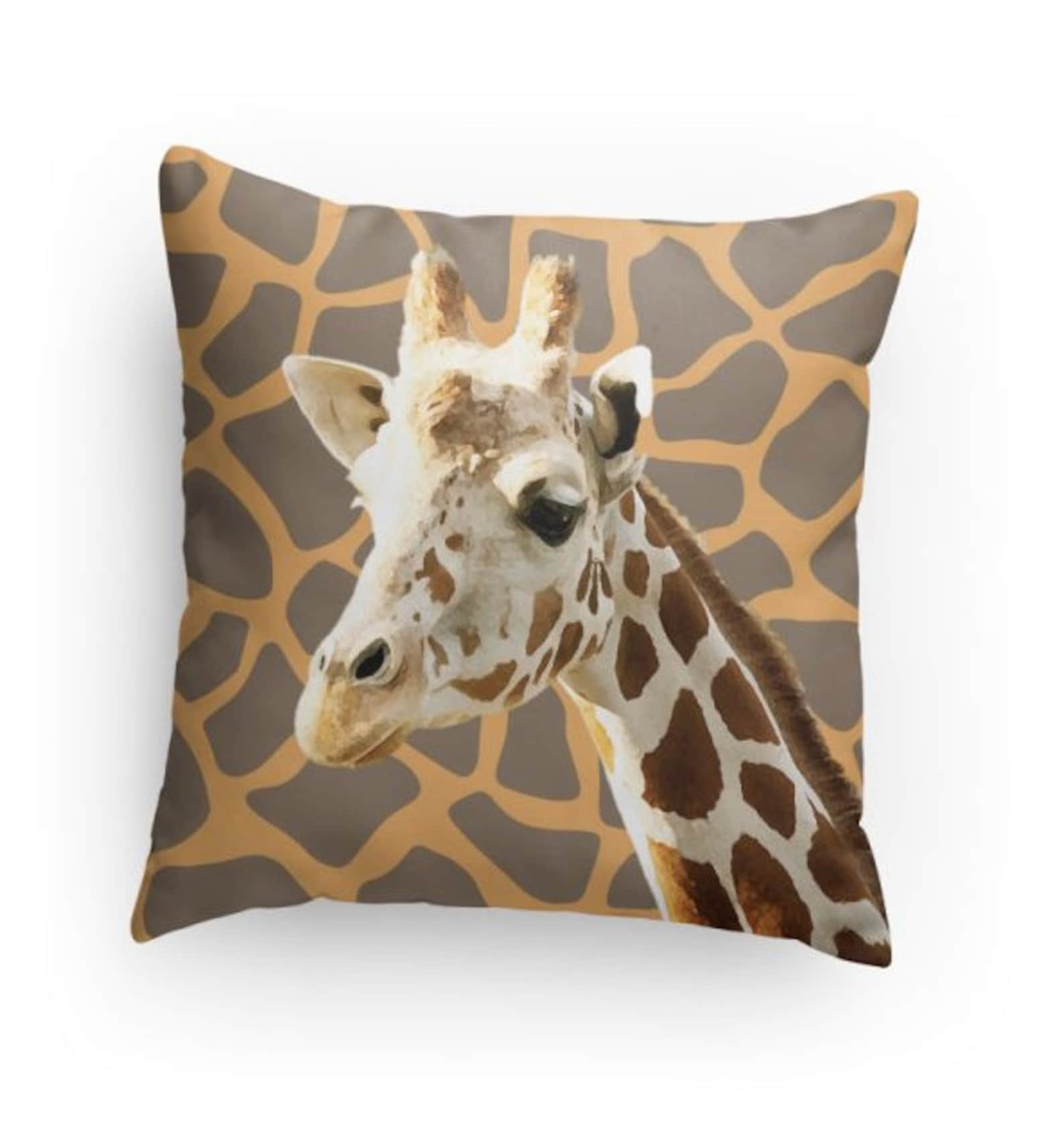 Giraffe throw Pillow Giraffe Gift Etsy