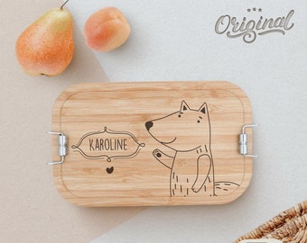 Lunchbox personalizzato, lunchbox con incisione, lunchbox per bambini, lunchbox personalizzato in acciaio inox, lunchbox per il ritorno a scuola