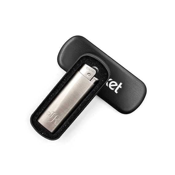 Cricket Lighter With Engraving Color Silver