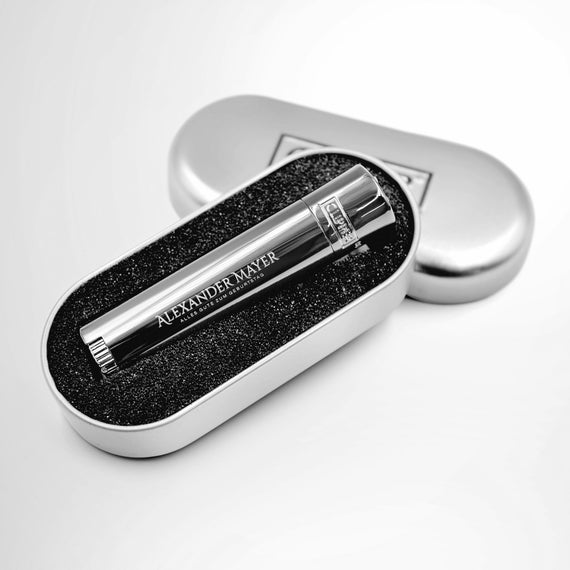 Clipper con grabado Silver Clipper mechero personalizado con