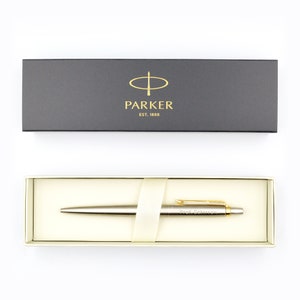 Parker con incisione, inclusa confezione regalo, penna a sfera, regalo personalizzato con incisione desiderata, idea regalo, penna da avvocato incisa