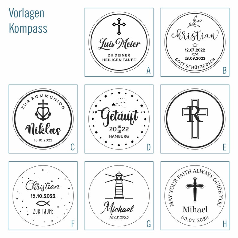 Compass with engraving incl. leather case personalized gift for confirmation or communion image 7