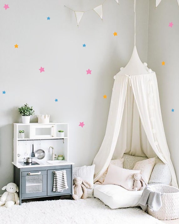 Wall Tattoo Set Sterne In Colour Combination Wall Sticker Diy Decoration