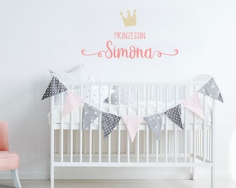 Wall Decal BabyName Foil Sticker Wall sticker