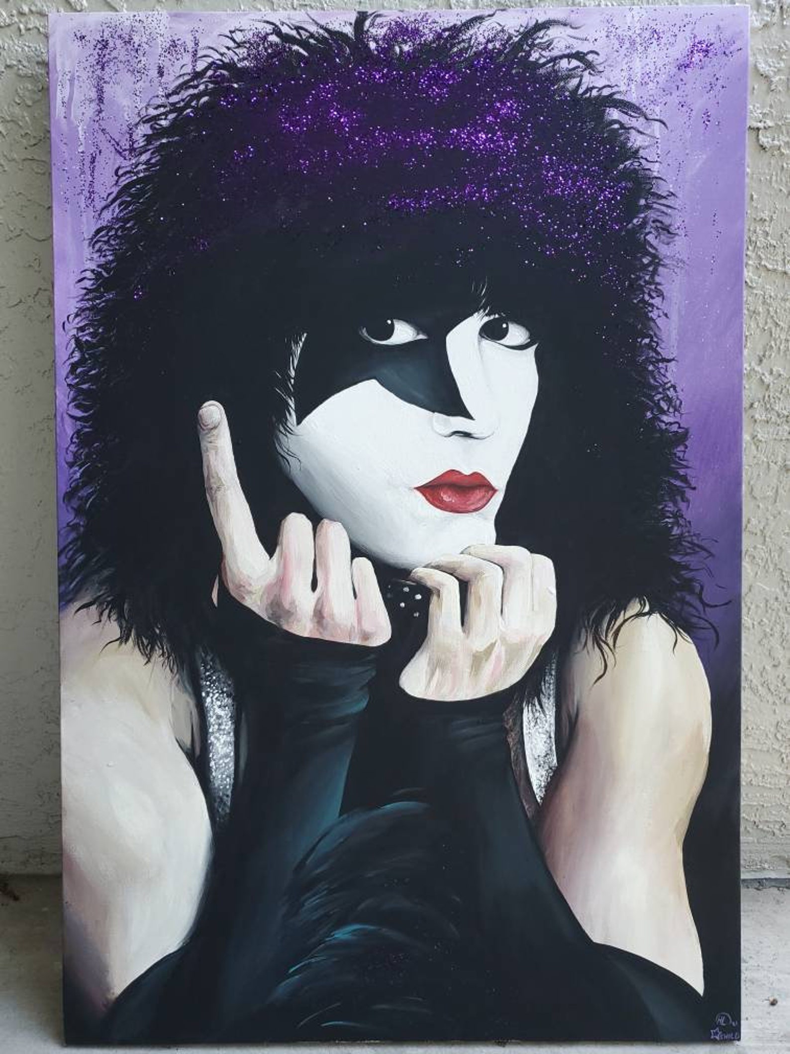 STARCHILD Paul Stanley Original Painting Etsy