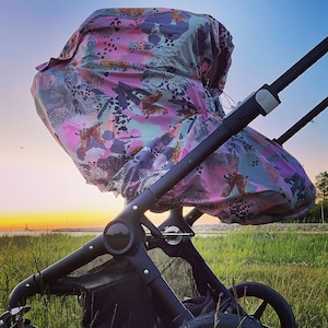 Stroller Rain cover Pram Buggies Newborn First present Baby girl Water resistant Leopard Baby gift Boy